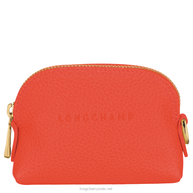 Longchamp נשים ארנק מטבעות le foulonne B648525 תפוז