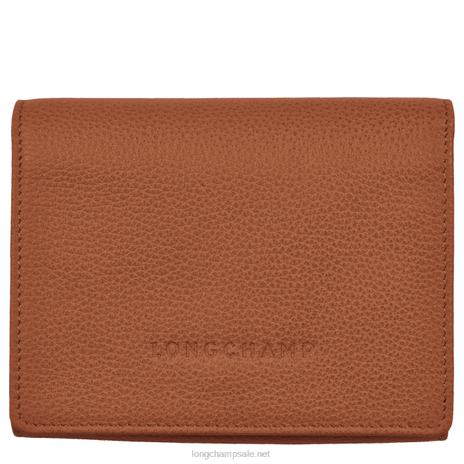 Longchamp גברים ארנק le foulonne B648597 קַרַמֵל