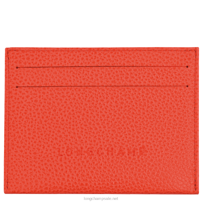 Longchamp נשים בעל כרטיס le foulonne B648644 תפוז