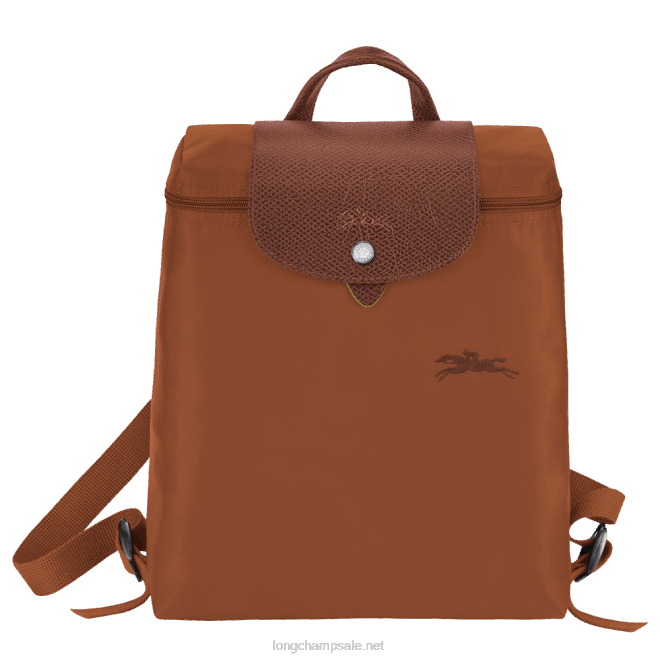 Longchamp נשים תיק גב ירוק le plage B648436 קוניאק