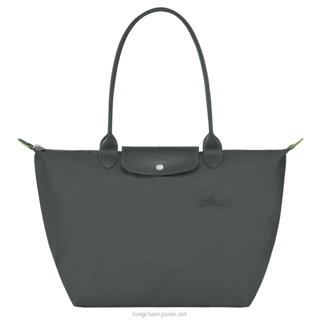 Longchamp נשים תיק שקית תיק ירוק של le plage l B648405 גרָפִיט