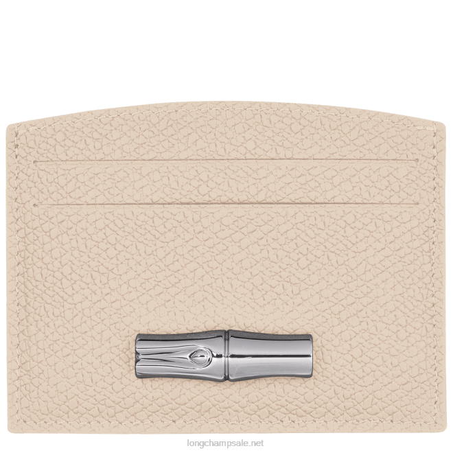 Longchamp נשים מחזיק כרטיס roseau B648639 עיתון