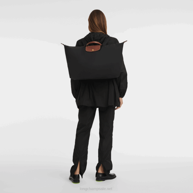 Longchamp גברים x d'heygere תיק נסיעות / תיק גב B648832 שָׁחוֹר